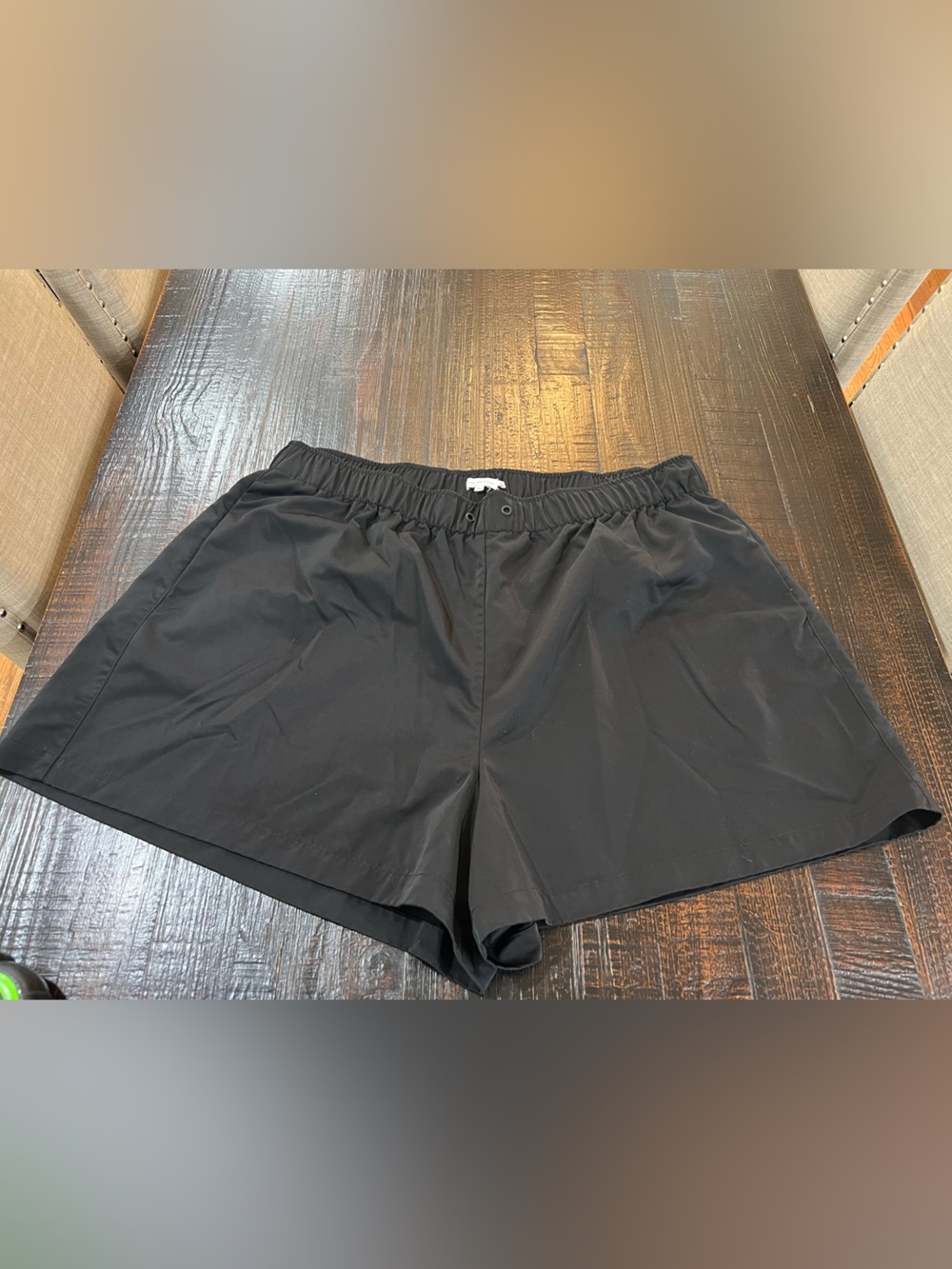 Good American ESSENTIALS VOLUME SHORTS GPO832 BLACK001 Size 6 (3XL)
